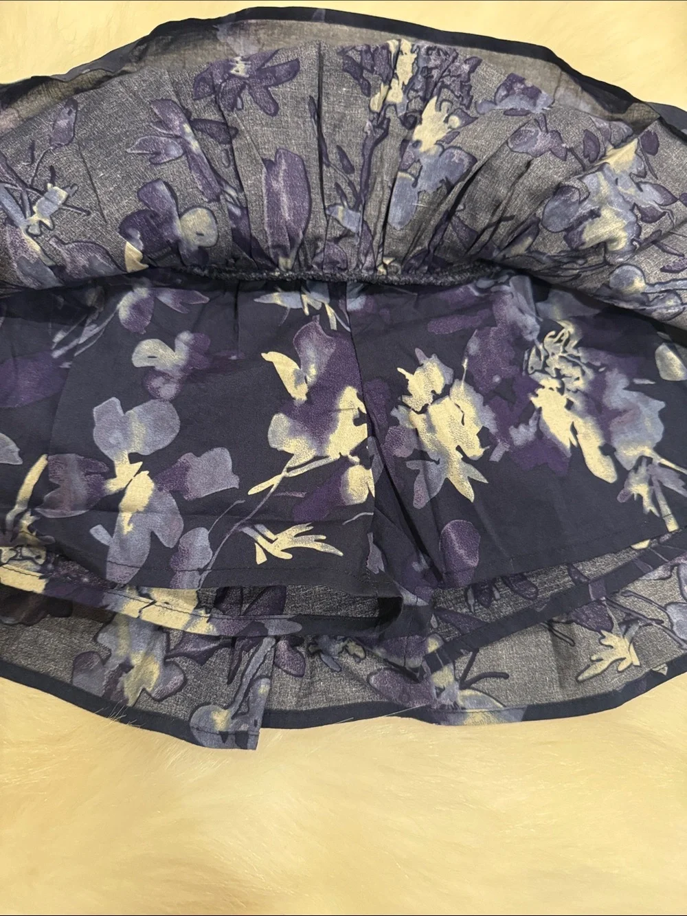 NWT! Gap Navy Floral Tiered Mini Skort. Size 4-5